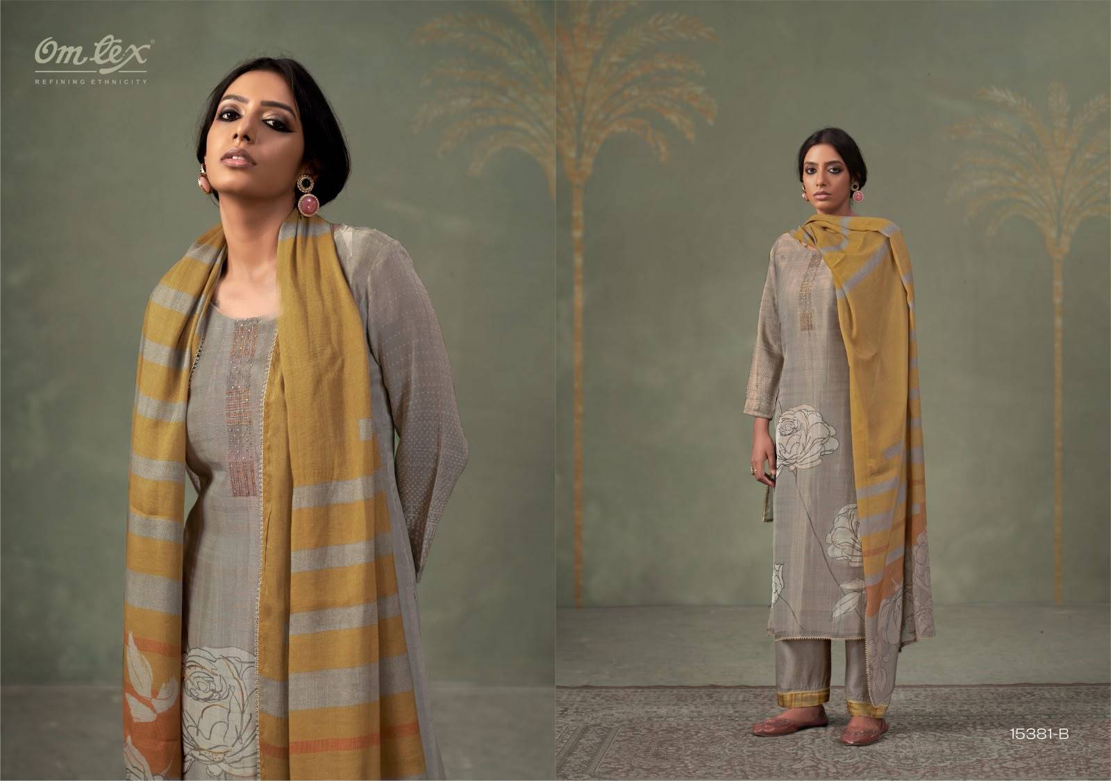 KALAKARI By OMTEX 15381A To 15381D Series Stylish Beautiful Colourful Silk Dresses At Wholesale Price